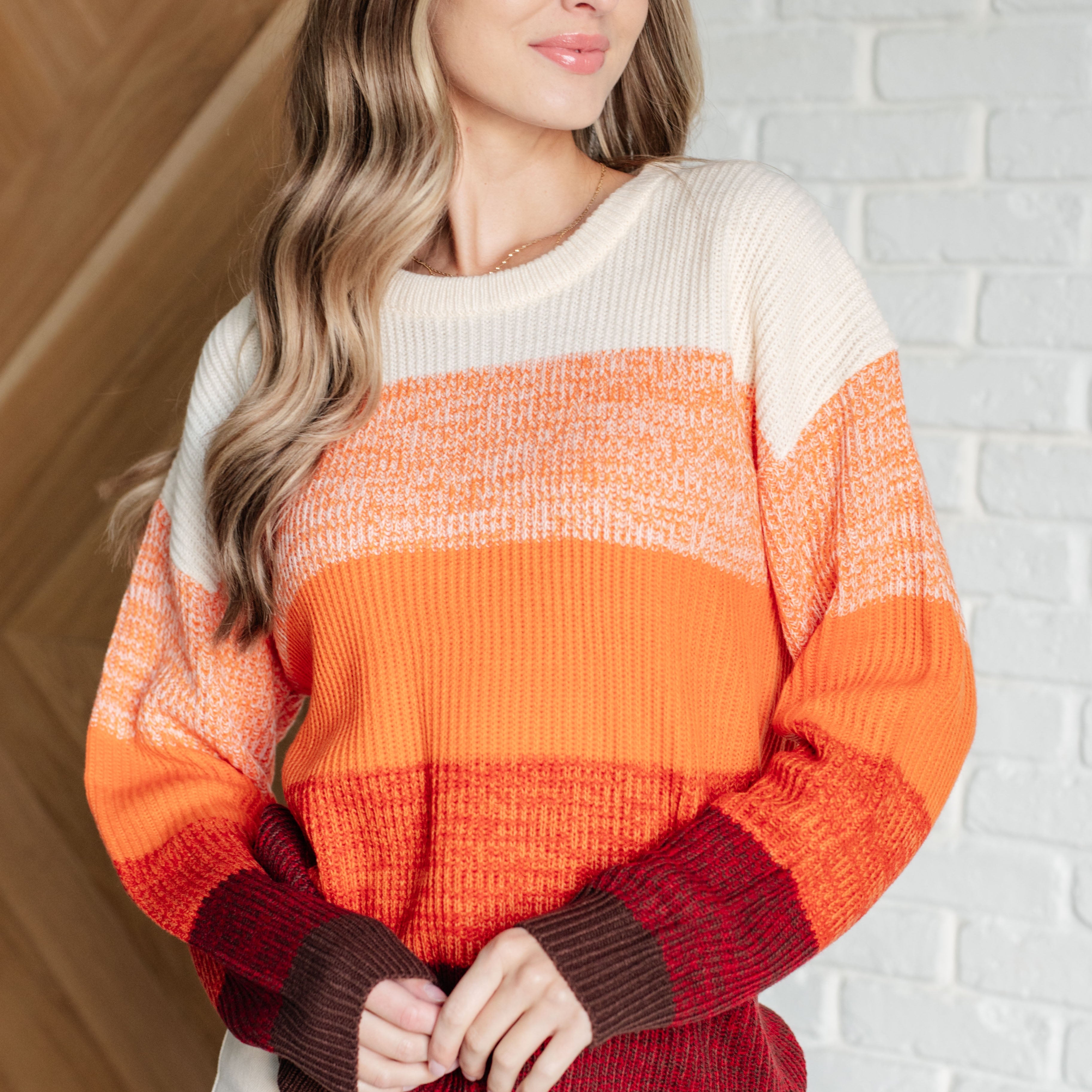 All Too Well Color Block Sweater