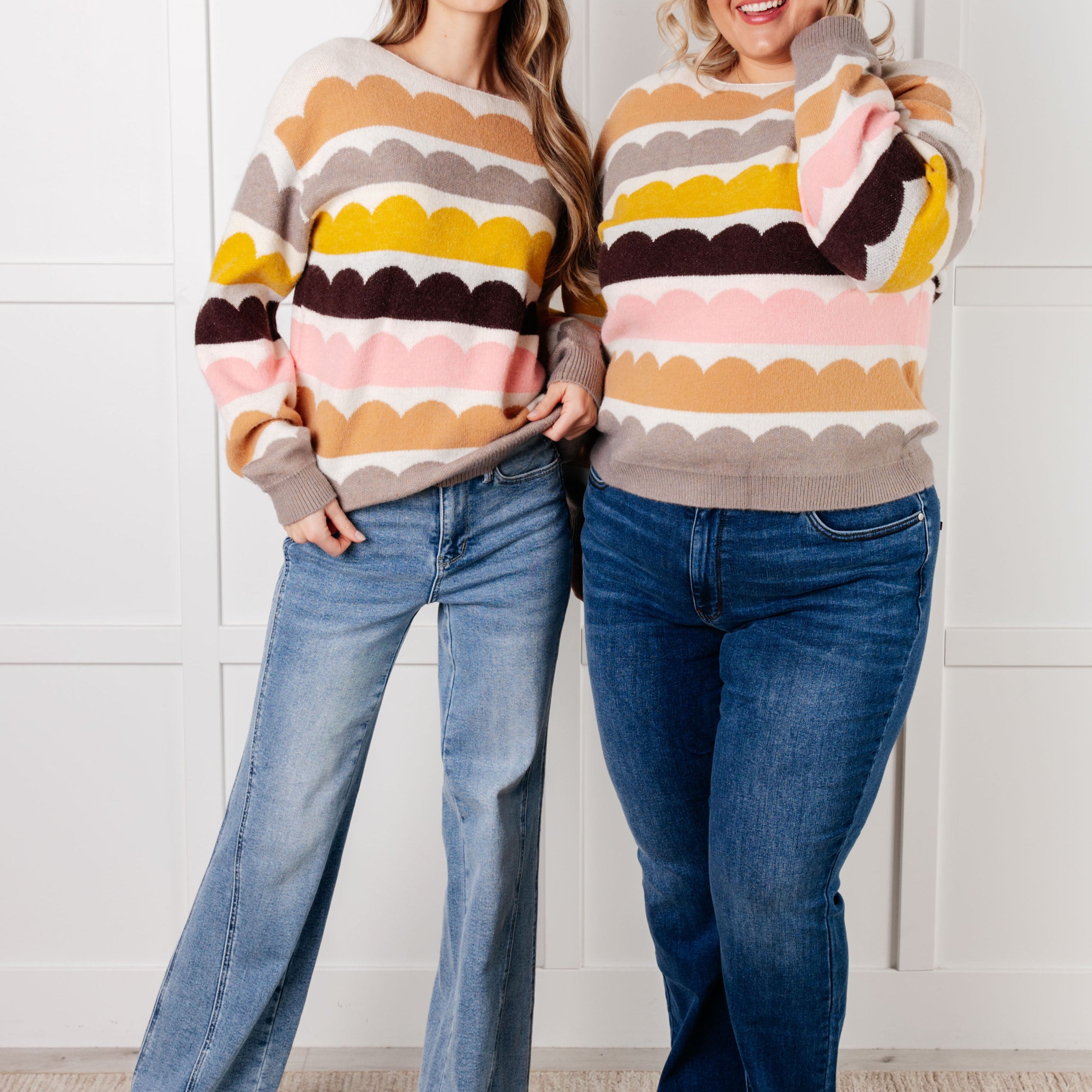 Wave After Wave Striped Sweater