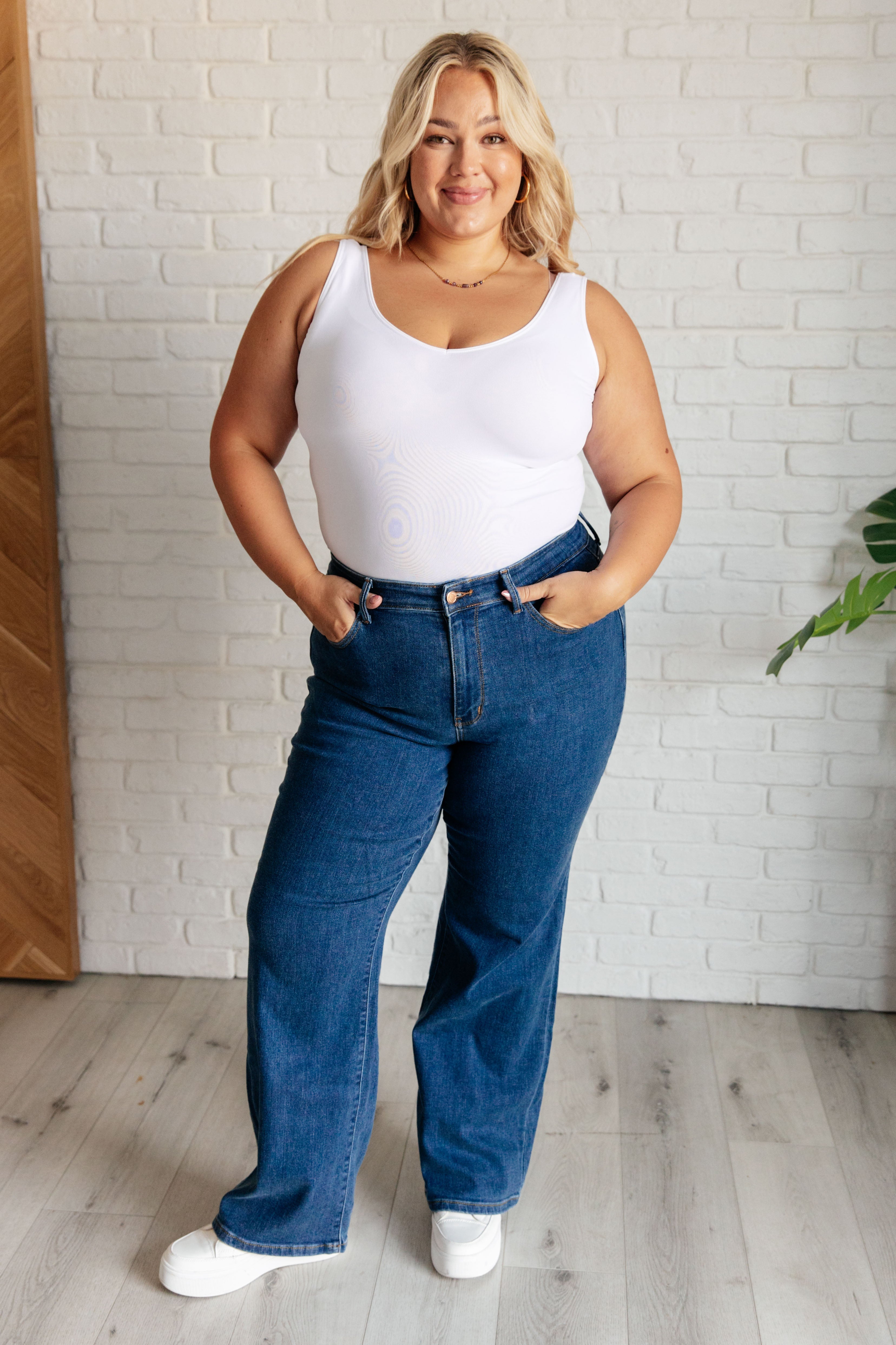 Judy Blue - Hazel High Rise Vintage Wide Leg Jeans